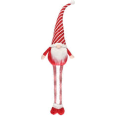 Winteria striped hat gnome with telescopic legs