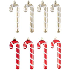Winteria Candy cane 4 pcs branch decoration