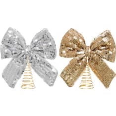 Winteria Bow tree topper