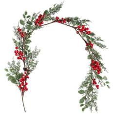 Winteria red berries 130 cm garland