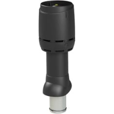 Vilpe Flow 125 mm musta ilmanvaihdon eristetty poistoputki