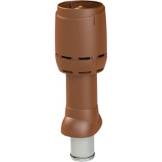Vilpe Flow 125P/IS/700 tiilenpunainen poistoputki