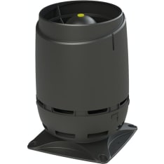 Vilpe Flow 125S + installation kit 250X250 black ventilation outlet
