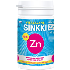 Vitabalans Sinkki Zn 90 tabl. ravintolisä