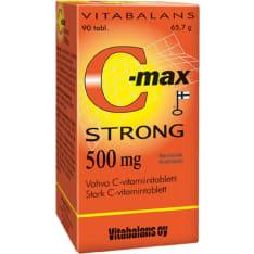 C-Max Strong 500 mg 90 tabl. vitamiinivalmiste