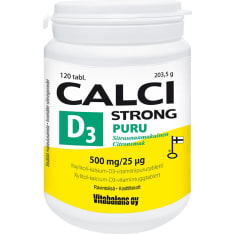 Calci Strong+ D3 120 kpl purutabletti