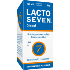 Lacto Seven 100 tabl. maitohappobakteerivalmiste