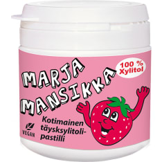 Vitabalans Marja Mansikka 150 tabl täysksylitolipastilli