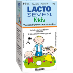 Vitabalans Lacto Seven Kids 50 tabl. maitohappobakteeri
