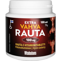 Vitabalans Extra Vahva Rauta 100 mg 100 tbl ravintolisä