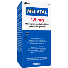 Vitabalans Melatal 1,9 mg Spearmint 50 tabl ravintolisä