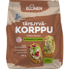 Elonen wholegrain rusk 280g