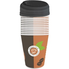 Hot Cup 380x280 300ml 10kpl kansi+kuppi