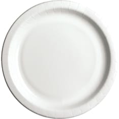 Huhtamäki Bioware 18cm valkoinen lautanen