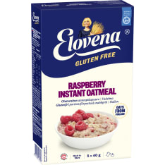 Elovena 200g gluteeniton vadelma annospikapuuro