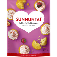 Sunnuntai 300g kakku- ja muffinssimix