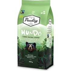 Paulig Mundo Colombia & Honduras Luomu 450g kahvipapu