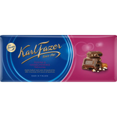 Karl Fazer Pähkinä-Rusina 200g suklaalevy