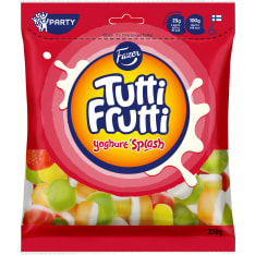 Fazer Tutti Frutti Yoghurt Splash 350 g candy bag