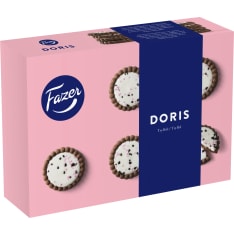 Fazer Doris Tryffeli 250 g kaakaokeksejä tryffelinmakuisella täytteellä