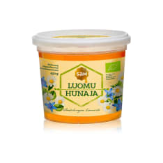 SAM Luomu 450 g kiteinen hunaja