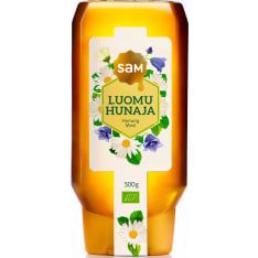 SAM Luomu 500 g juokseva hunaja