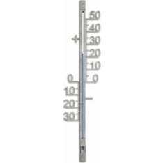 Suomen Lämpömittari 118 metallic silver 43cm outdoor thermometer