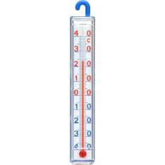 Suomen Lämpömittari 161 muovikotelo 14 cm pakastinmittari