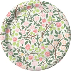 William Morris Clover vaaleanpunainen 10 kpl 23cm kartonkilautanen