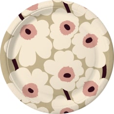 Marimekko Unikko beigeroosa 22 cm 10 kpl lautanen