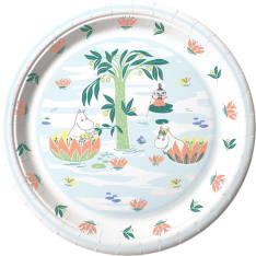 Moomin Lumme 10 kpl 22cm kartonkilautanen