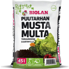 Biolan 45 l puutarhan musta multa