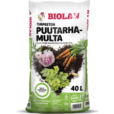 Biolan Turpeeton Puutarhamulta 40 l