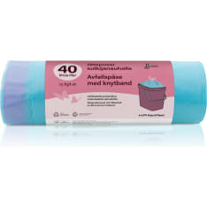 RaniPlast 40 l 15 kpl jätepussi sulkijanauhalla