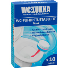 WC Kukka Meri 10x25 g WC-puhdistustabletti