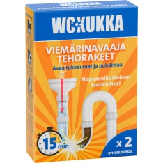 WC Kukka 2x60 g viemärinavaaja tehorakeet