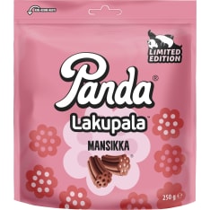 Panda Lakupala Mansikka 250 g karkkipussi
