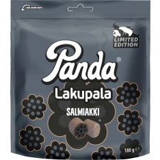 Panda Lakupala salmiak liquorice 180g