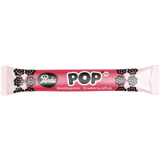 Panda Pop Strawberry soft 22 g filled licorice bar