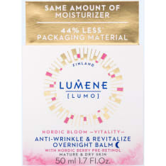 Lumene LUMO VITALITY Silottava & elvyttävä 50 ml yövoide