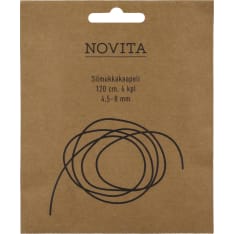 Novita 4 kpl 120 cm 4,5-8 mm silmukkakaapelit