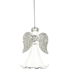 Weiste Enkeli glass Christmas tree decoration
