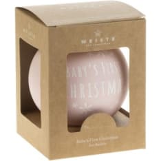 Weiste Baby’s First Christmas bauble
