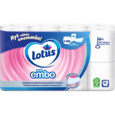 Lotus Soft Embo 16 rll valkoinen wc-paperi
