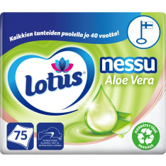 Lotus Nessu Aloe Vera 75 kpl nenäliina