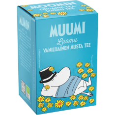 Nordqvist Muumi Vaniljainen musta tee luomu 20x1,75 g