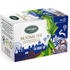 Nordqvist Suomi 20 pss musta tee