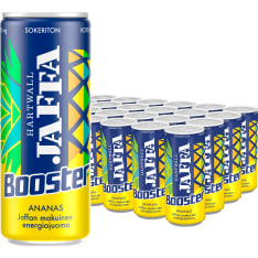Jaffa Booster Ananas Sokeriton 24x0,33 l energiajuoma