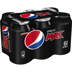 Pepsi Max 0,33 l 6-pack virvoitusjuoma