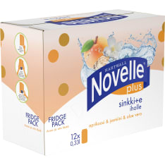 Hartwall Novelle Plus Sinkki+E 0,33 12-pack kivennäisvesi